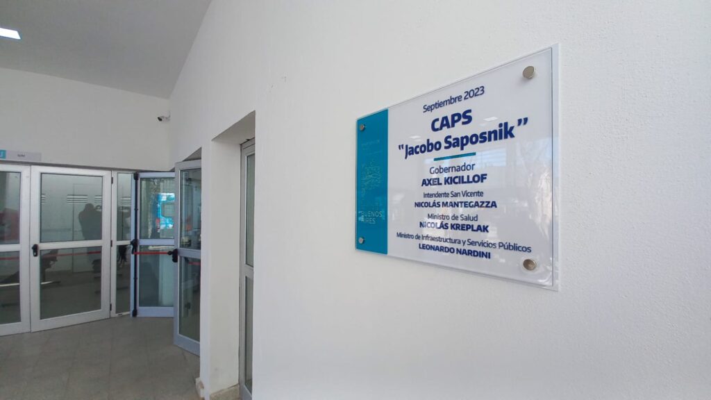 MÁS SALUD | INAUGURARON EL CAPS DR. SAPOSNIK 6