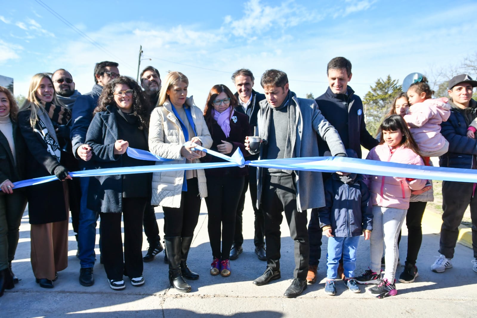 MATHEU | Inauguraron un nuevo asfalto de 1300 metros en San Vicente que vincula a cinco barrios