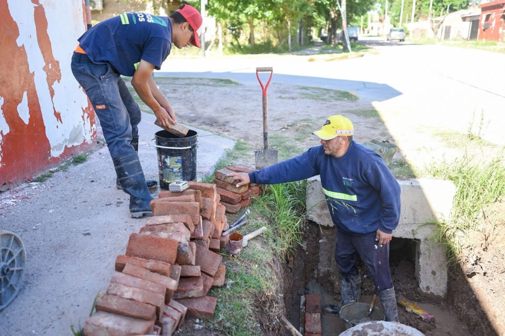 OBRA PÚBLICA | Nuevos trabajos para evitar anegamientos en San Vicente 6