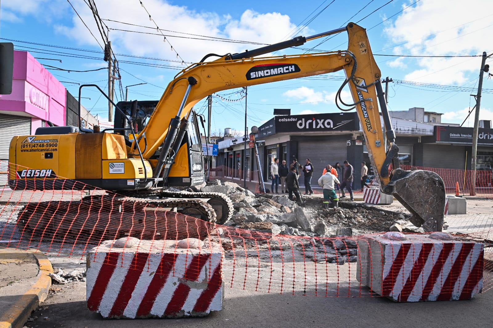 OBRAS EN KORN | Importante Intervención de Servicios y Obras Públicas en varios frentes