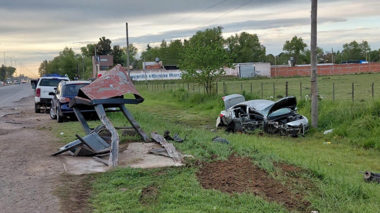accidente en alejandro korn ruta 210 operativo policial y pericias