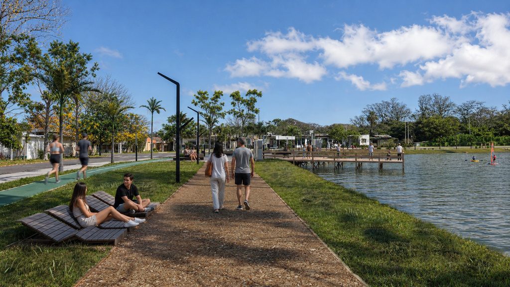 Vista del entorno natural de la Laguna de San Vicente, donde el proyecto Distrito Laguna busca impulsar el desarrollo turístico.