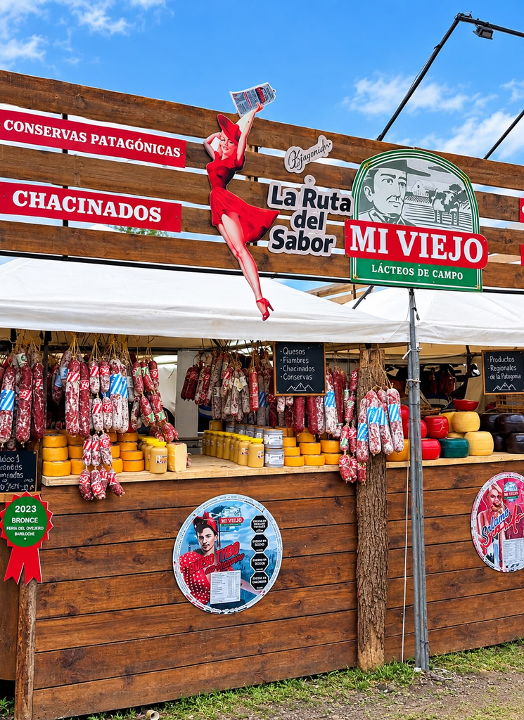 ÉXITO TOTAL | La 15° Fiesta de la Mozzarella reafirmó la identidad y el motor productivo de San Vicente 6 El stand de Lácteos Mi Viejo durante el armado de la Fiesta de la Mozzarella.