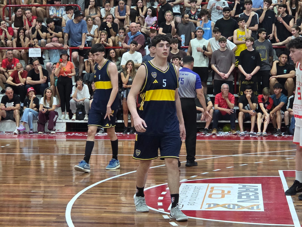 Tiziano Galeone en la Liga Federal Formativa con Boca Juniors